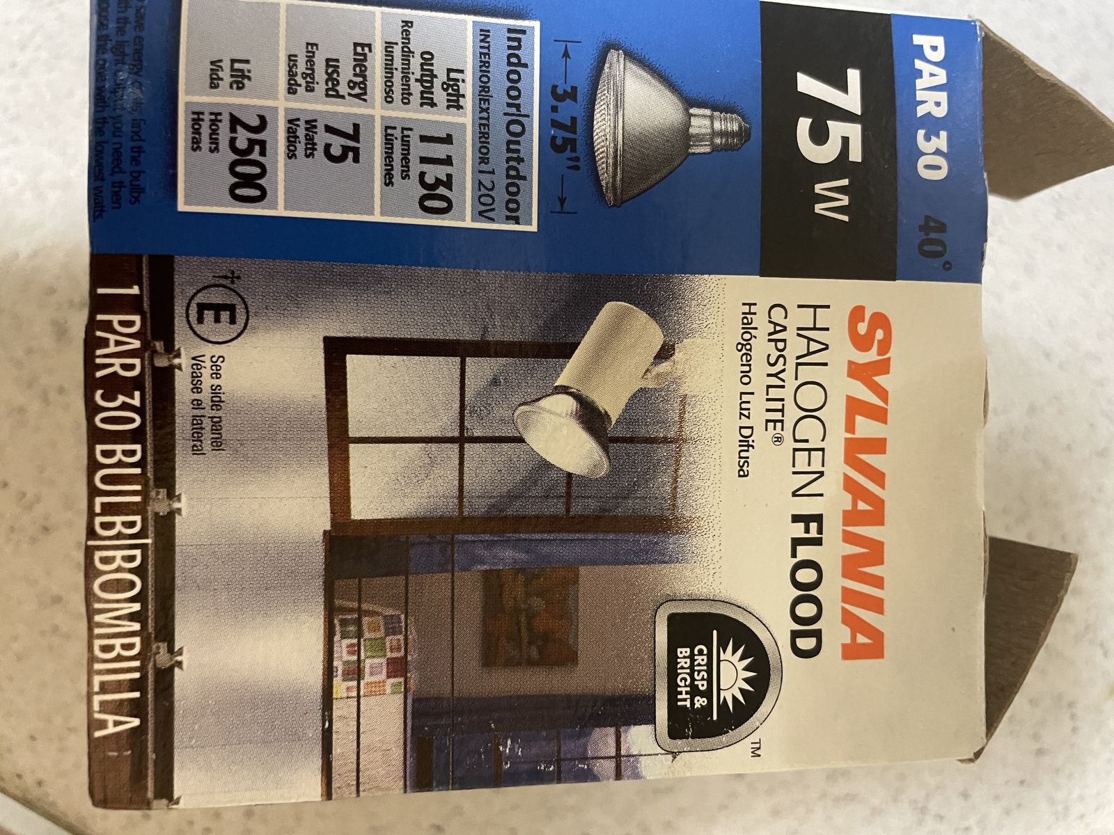 Sylvania Halogen Flood light bulbs