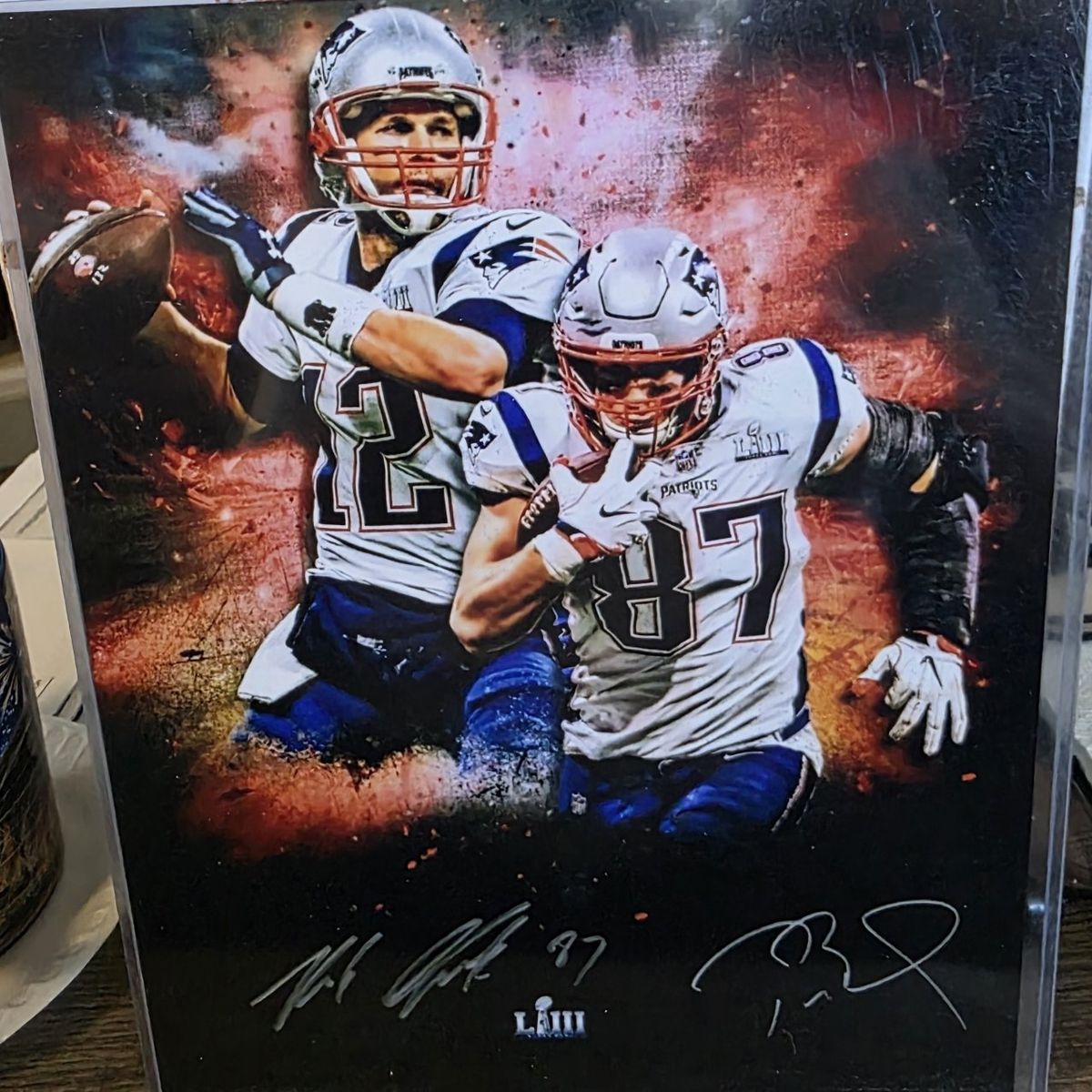 New England Patriots Tom Brady Professional 8x10