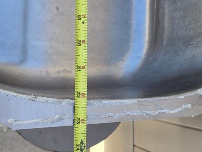 Used Stainless Steel Kitchen Sink - Single Bowl Drop-in 27in