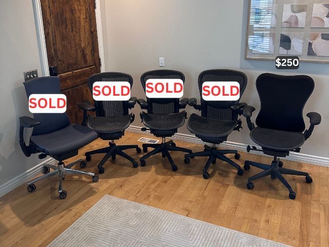 Herman Miller Chairs For Sale Aeron, Mirra, Embody