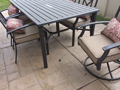 Patio Set - 6 Chairs and Table