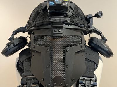 NIJ Lv. III body Armour With Lv.IIIA Helmet Setup.