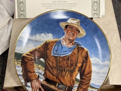 John Wayne Plate The Duke