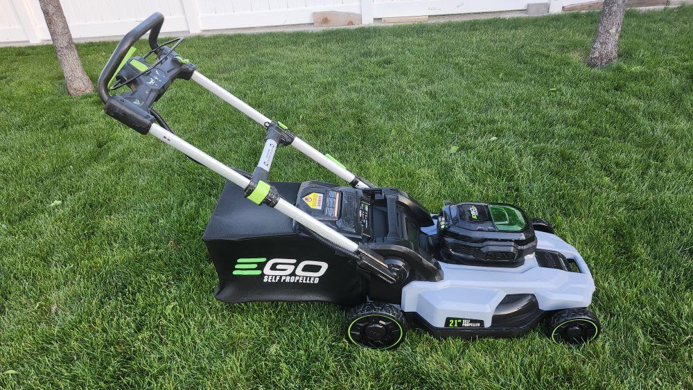 E Go Electric Lawnmower