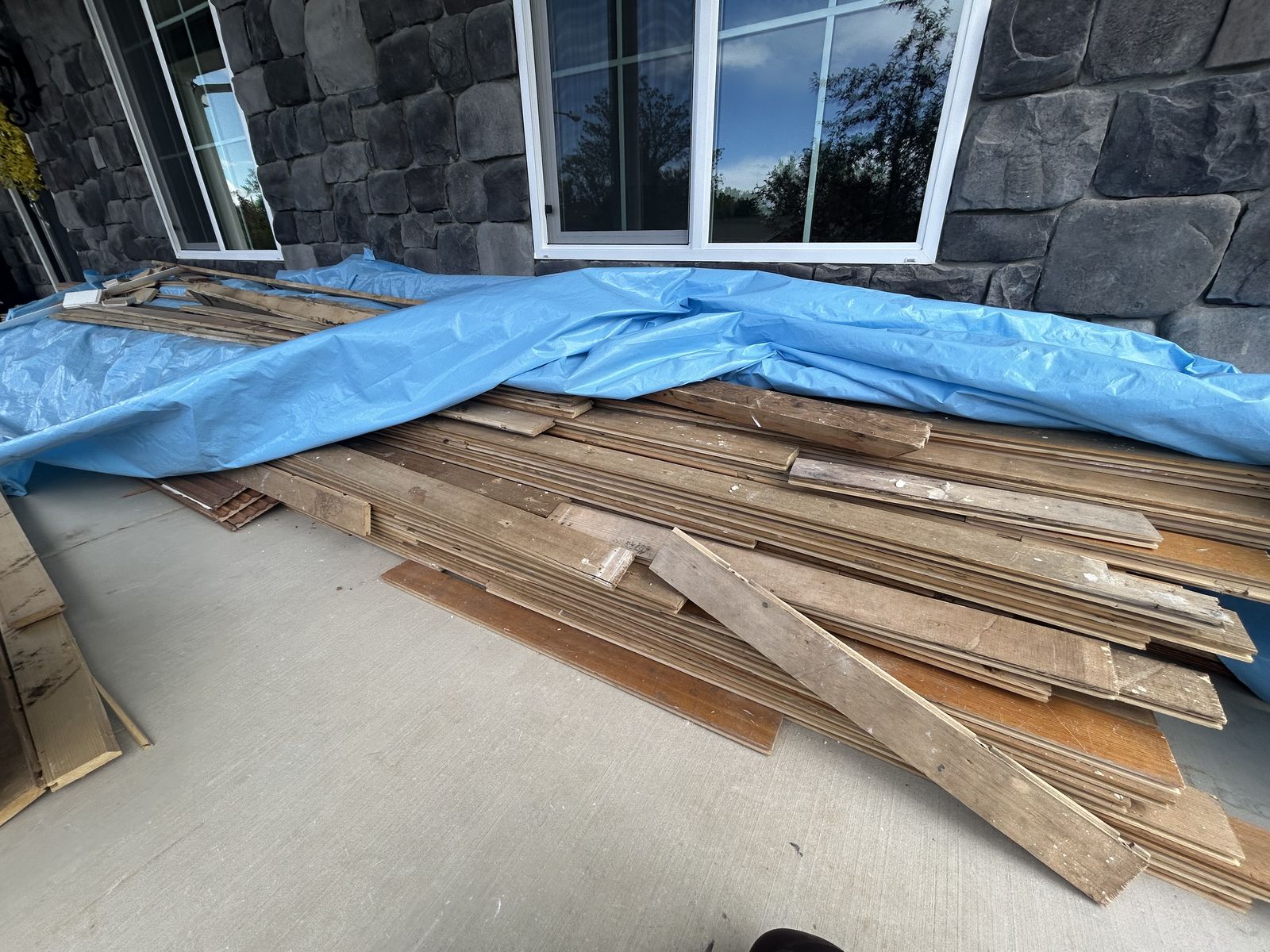 Vertical grain fir flooring