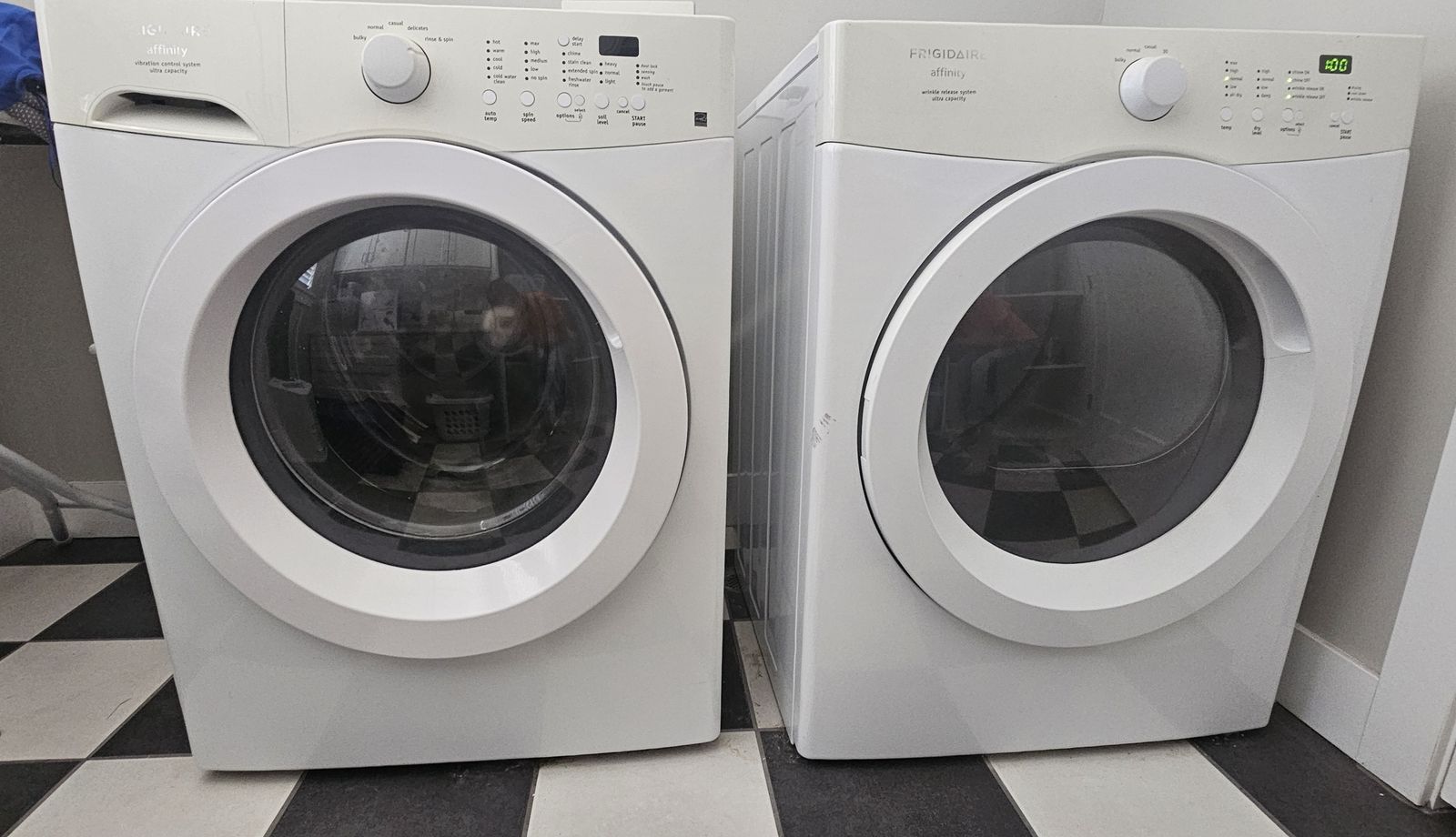 Frigidaire Affinity Washer and Dryer.