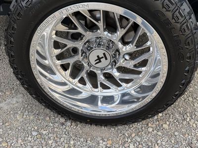 22x12 8x170 -44 Hostile Forged Wheels new prevail 35s mt - for trade