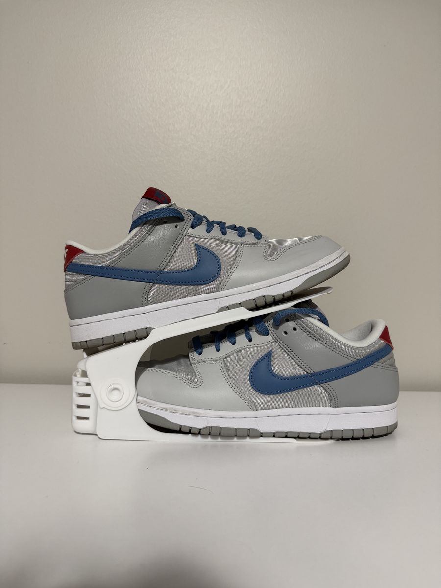 Nike Dunk Low Grey/Blue/Red - Men's Size 7.5