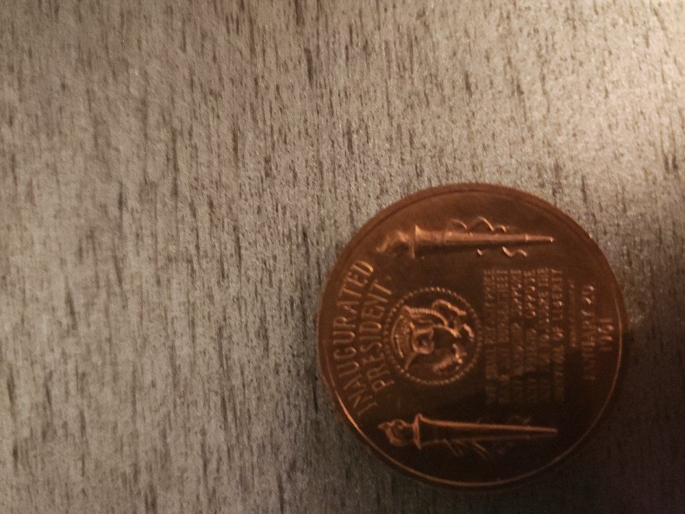 john f Kennedy inaugural coin