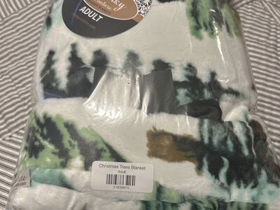 Minky Couture Christmas Tree Blanket