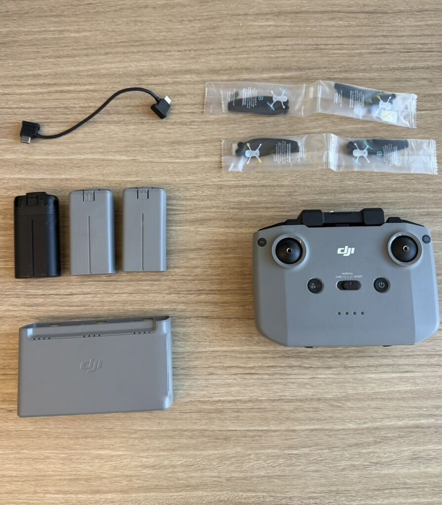 DJI Remote, Batteries, Charger
