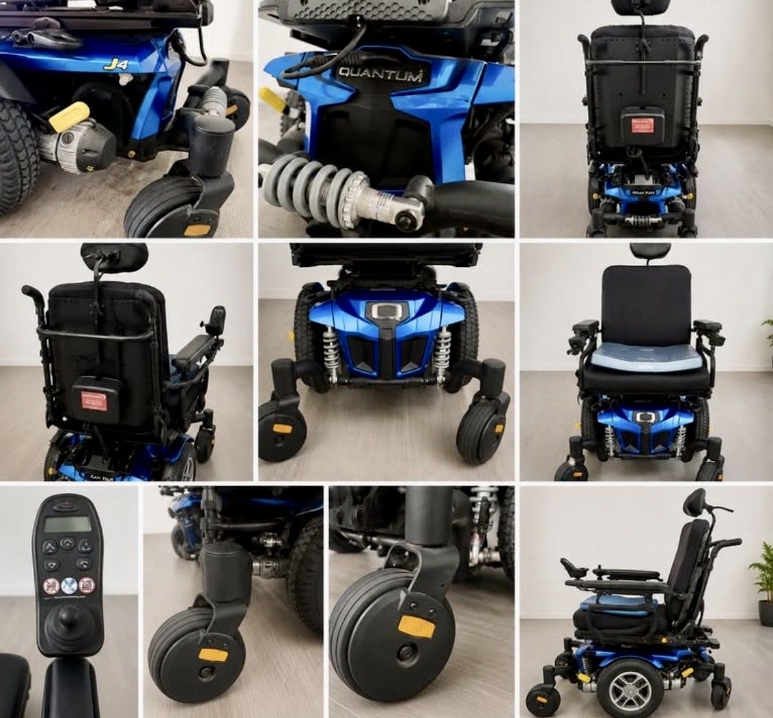 2023 Quantum J4 Premium Rehab Power Chair - Excellent Condition