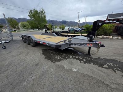 2026 RawMaxx 24' G3X 21K Triple Axle Tilt with Hyd