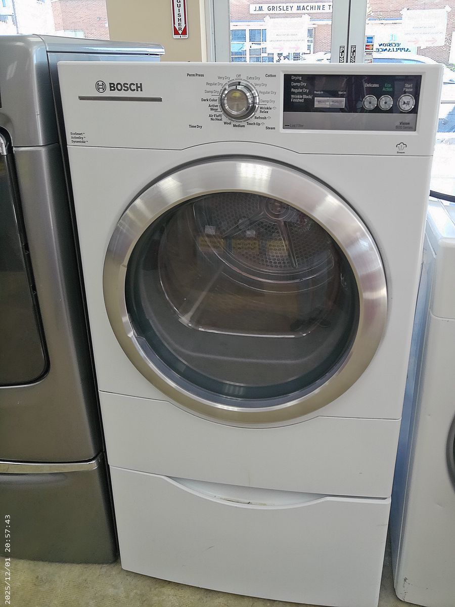 Bosch Electric Dryer with Pedestal~90 Day Guarantee