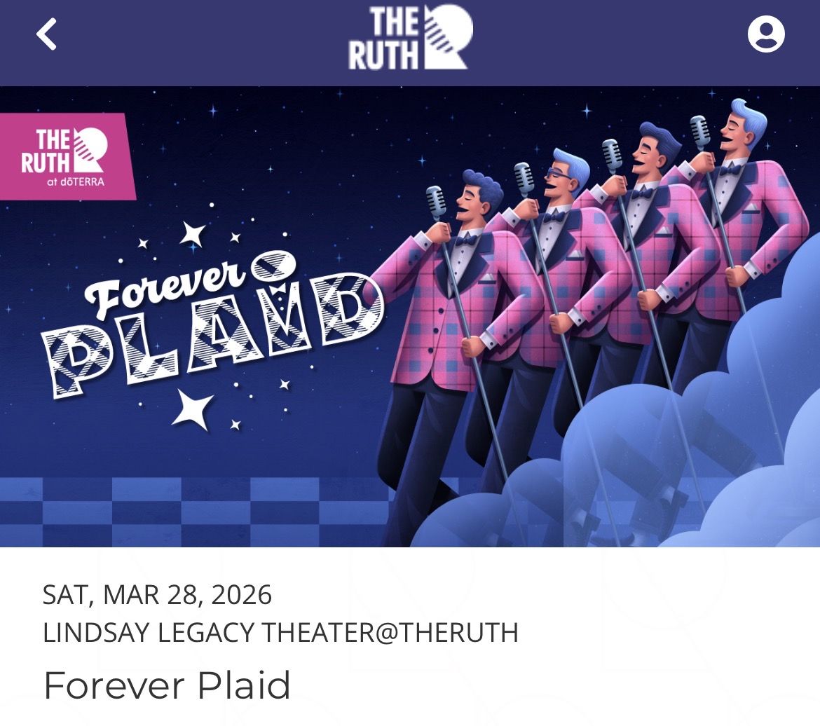Forever Plaid Center Row 4 Tickets
