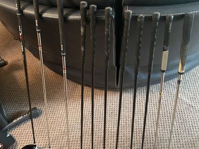 Beginner Golf Club Set: Ram Laser, Golden Bear, Lynx, XLR - Driver, Wood, Hybrid, Irons, Wedge, Putter, $75