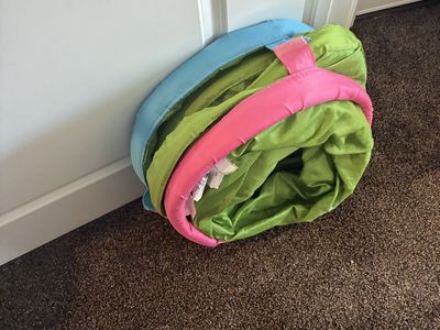 Colorful Kids' Play Tunnel - Foldable & Portable for Indoor/Outdoor Fun