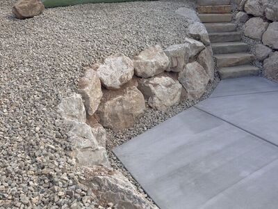 Sod, Sprinklers, Concret, Landscaping