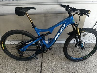 2017 Pivot Mach 429 Trail Carbon – Large – XX1 Eagle / XTR / Fox Factory / Carbon Wheels