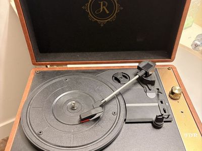 Brand New JDR Suitcase Record Player – Never Used