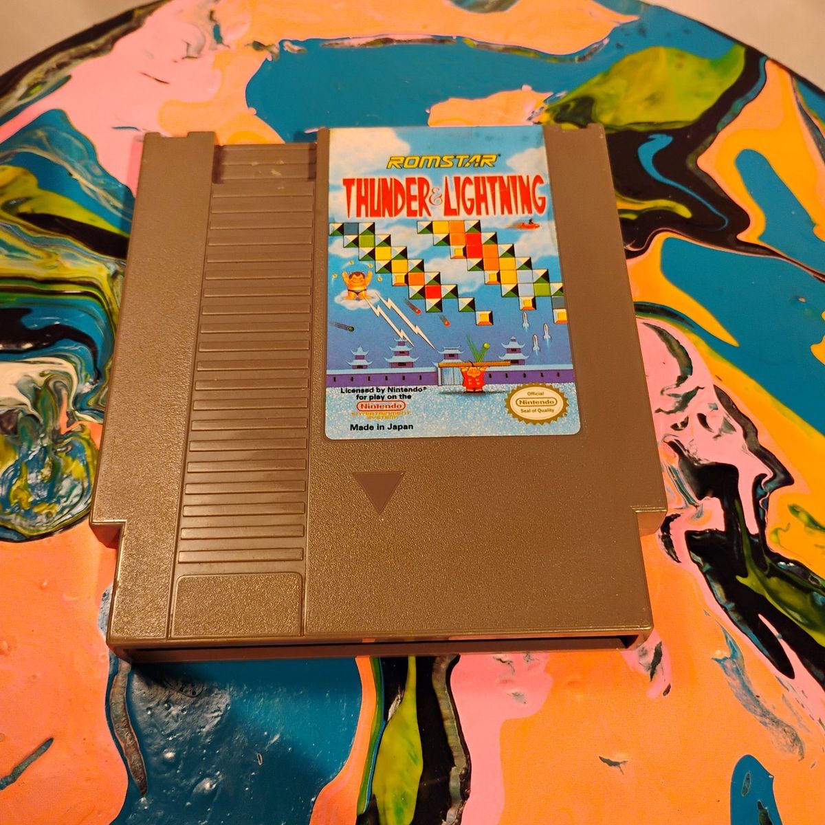 NES Game Thunder & Lightning By Romstar