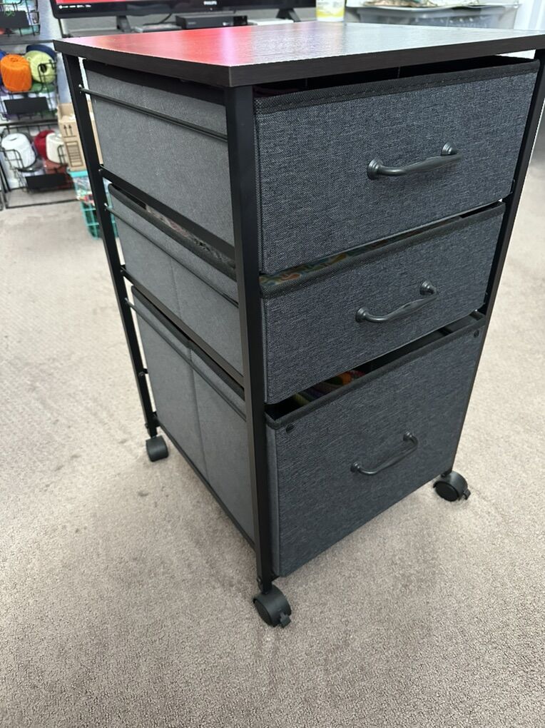 Three Drawer Storage Cabinet