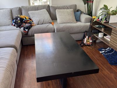 Wood Black Coffee Table