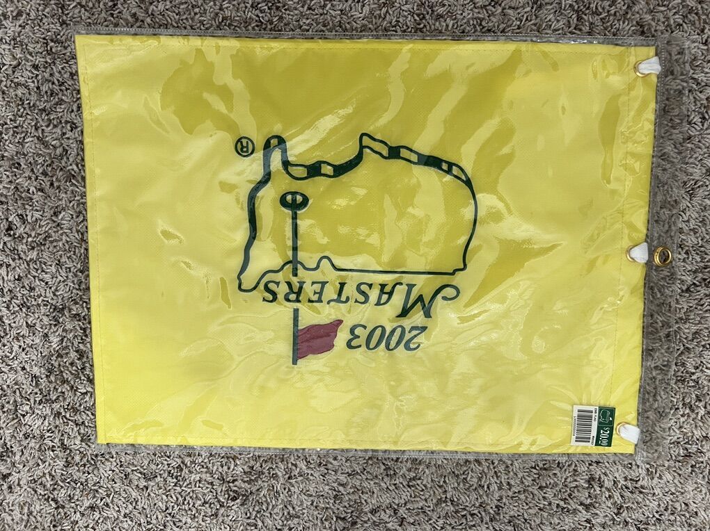 2003 Masters Tournament Pin Flag