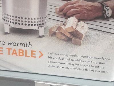 Table Top Fire Pit and Accessories