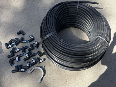 Garden Irrigation Tubing and Fittings (1/2")