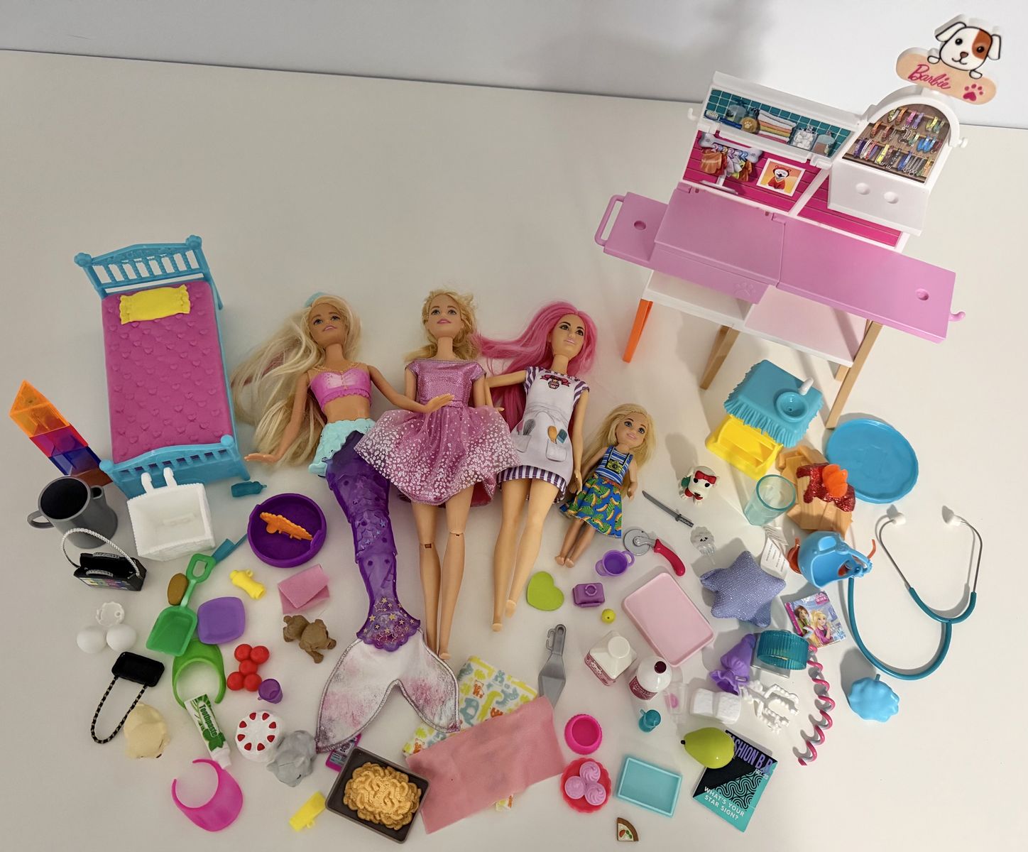 Barbie and accessories toy lot