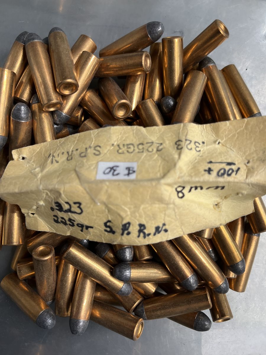 8mm .323 225 Gr Bullets.