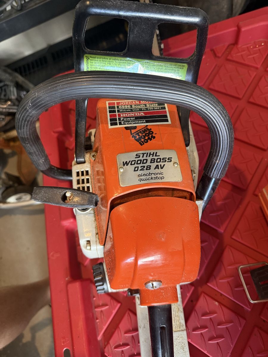 Used Stihl Wood Boss 028 AV Electronic Quickstop Chainsaw
