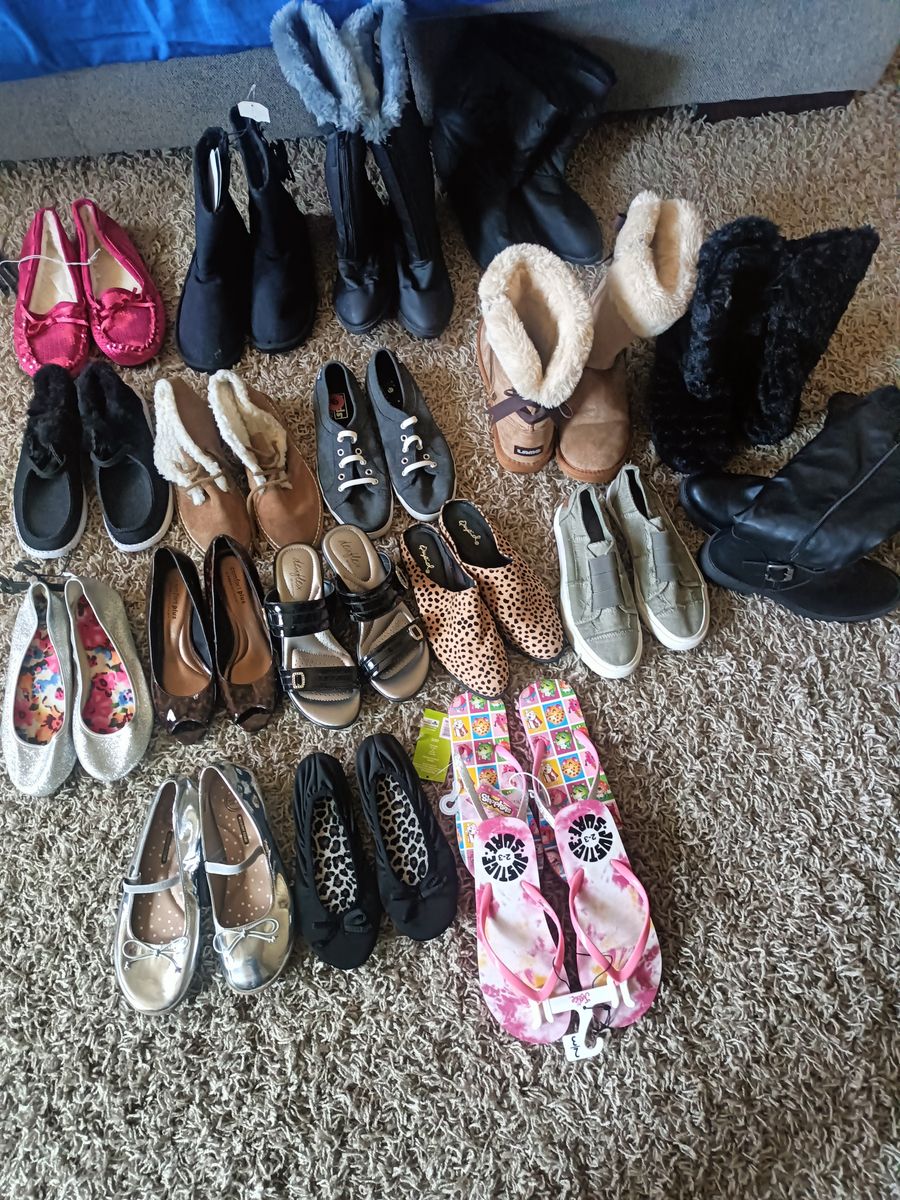 New Shoes, boots, flip flops