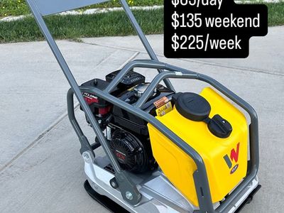 Wacker Plate Compactor Rental | Weekend Specials Available