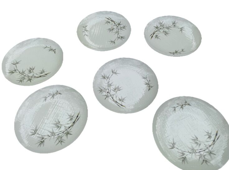 Seyei Textured Bamboo bowls Plates Platers 15 Set