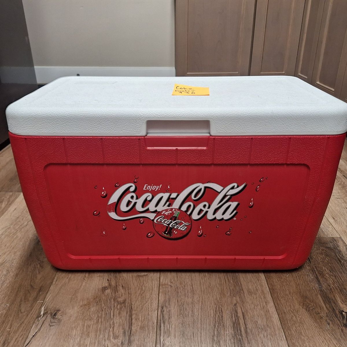 Vintage Coleman Coca-Cola Special Edition Red and White Ice Chest Cooler