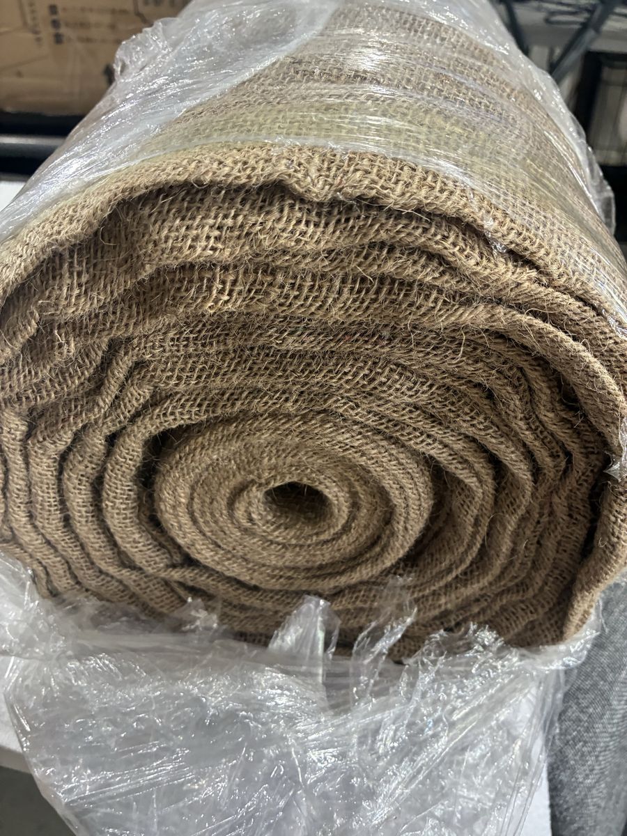 Roll of burlap. New