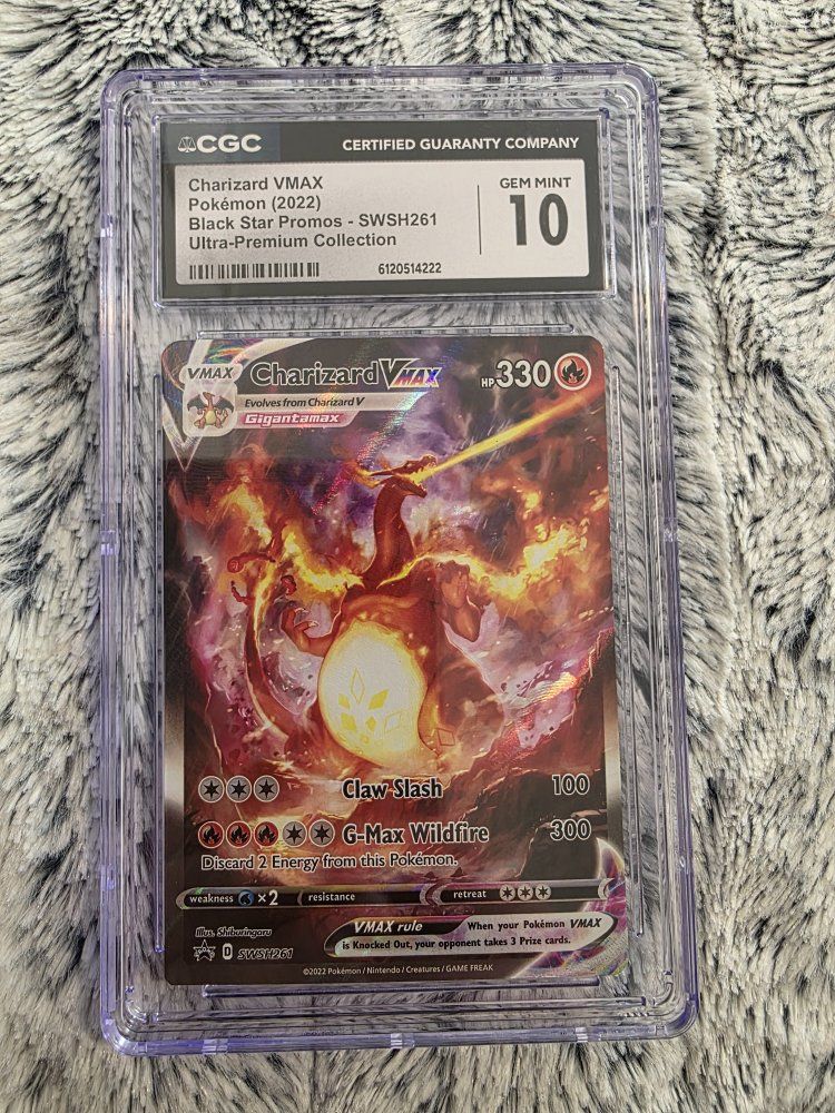 CGC Gem Mint 10 Charizard VMAX #SWSH261