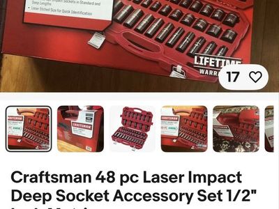 Impact socket set Heavy Duty