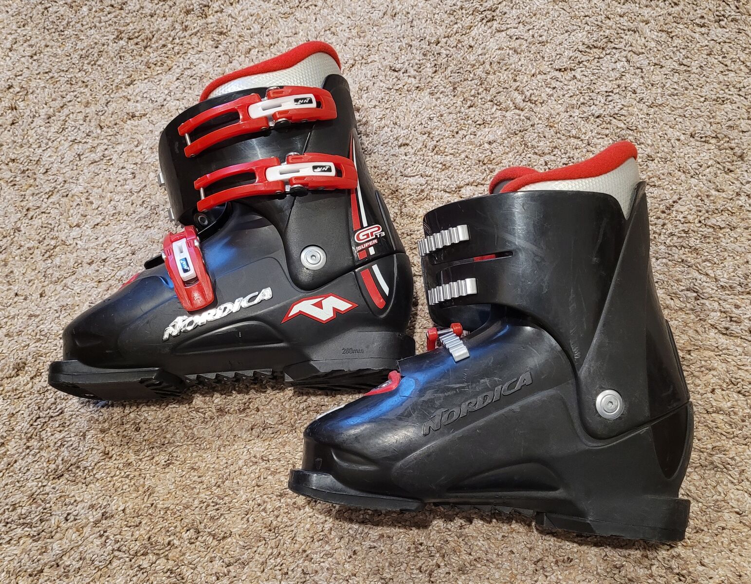 Nordica GP T3 Super Youth Ski Boots 22.0 MP/Size 4