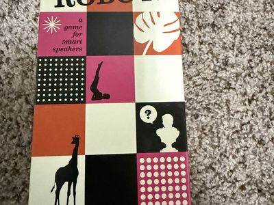 Hey Robot: A Game for Smart Speakers - Board Game with Cards, Tokens, and Game Board