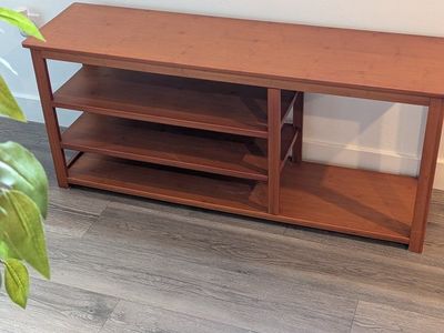 Wooden shoe rack and seat