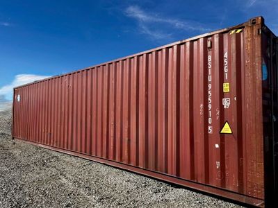 Shipping Container Barn 8x40 9’6 base