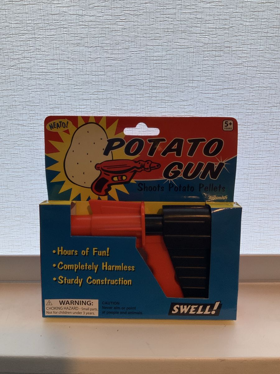 Toysmith original Potato Gun - Shoots Potato Pellets, Harmless Fun Toy, New in Box