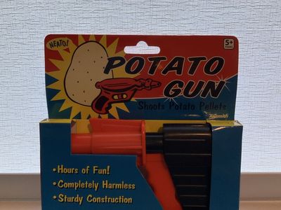 Toysmith original Potato Gun - Shoots Potato Pellets, Harmless Fun Toy, New in Box