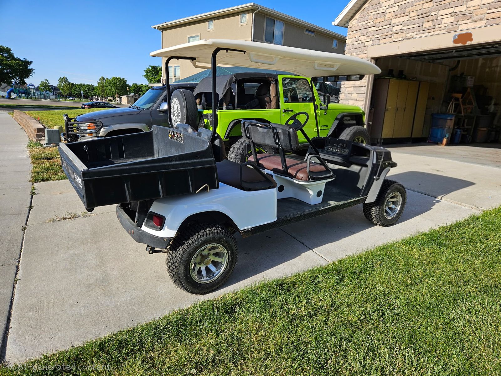 2012 E-Z-GO Express L6 gas golf cart