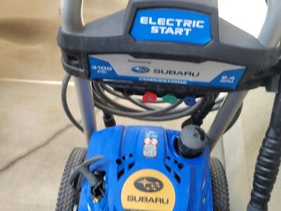 Subaru, power stroke 3100P.S I 2.4 Gpm electric start gas pressure washer