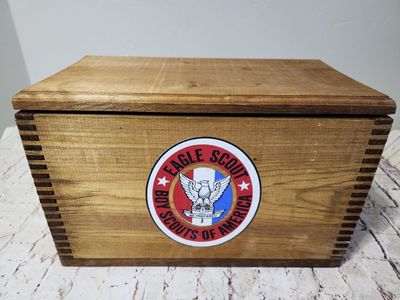 Boy Scout Wooden Eagle Scout Box