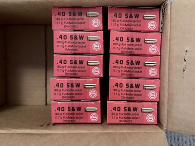 Ammo Sale 40, 45, 9MM, and 380 Caliber